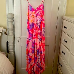 Ryland silk Maxi in  Sunny Rays print